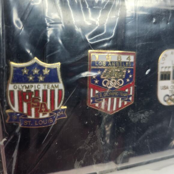 1996 Atlanta Olympic JC Penny Limited Edition Home Team Centennial 3 Pin Set NIB - Picture 5 of 7